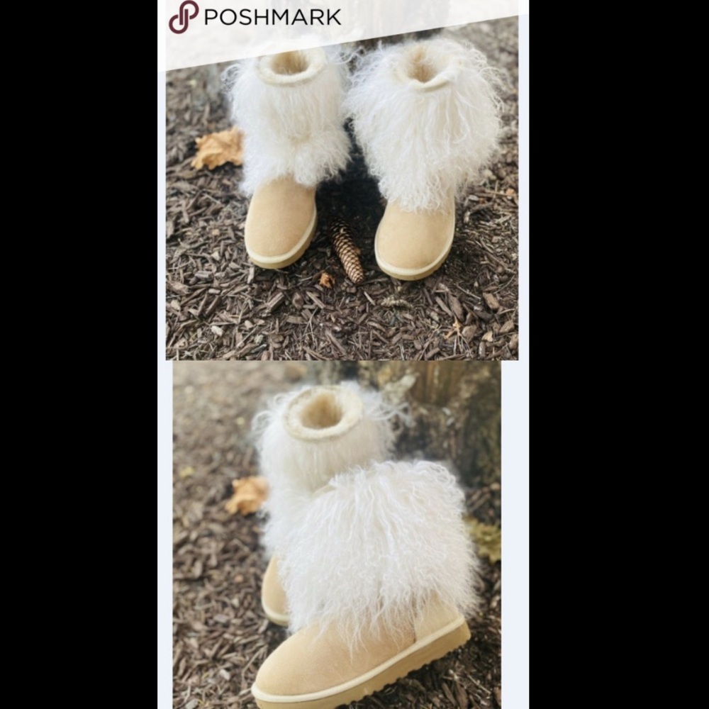 Women’s UGG Classic Short Mongolian Cuff Sand Boots #6